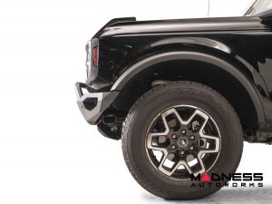 Ford Bronco Front Bumper - Fab Fours - Vengeance - w/ Guard Ford Bronco Front Bumper - Fab Fours - Vengeance - w/ Guard
